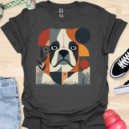 Life is better with a bulldog - V2 - Artistic T-Shirt